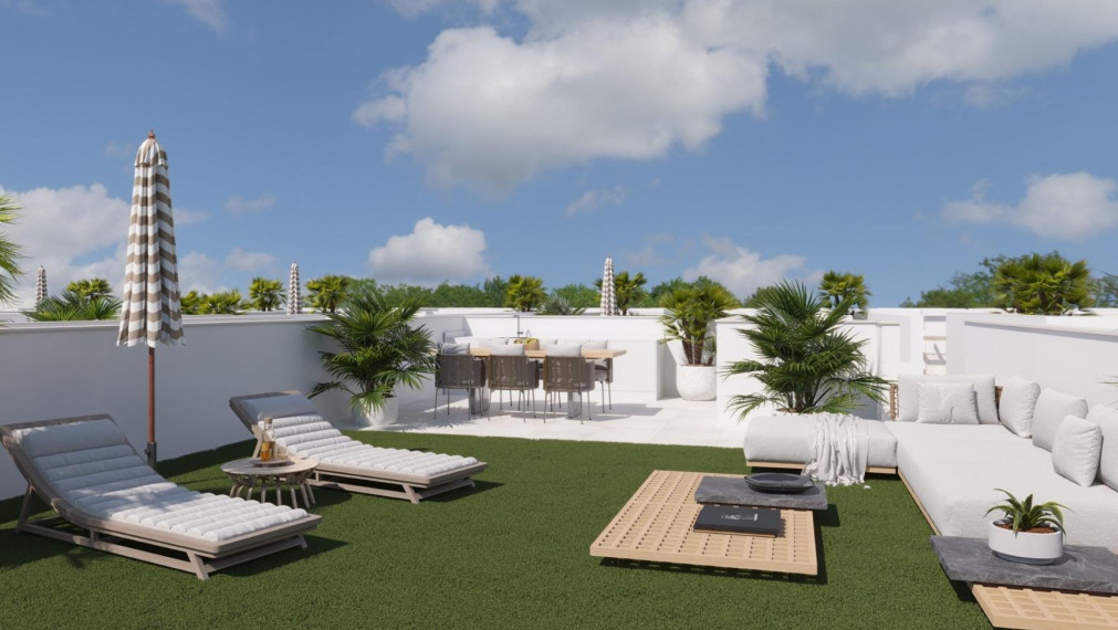 Nové řadové vily s bazénem – Roldán, Torre Pacheco