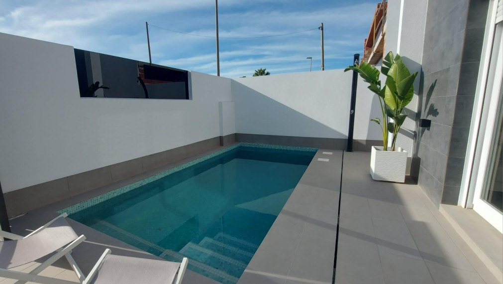 Nové řadové vily s bazénem – Roldán, Torre Pacheco