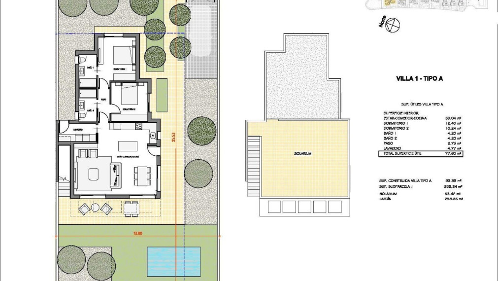 Nové vily u golfu – Hacienda del Álamo, Murcia