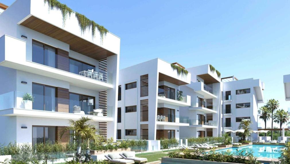 Moderní středomořské byty s bazénem a terasou – Los Alcázares