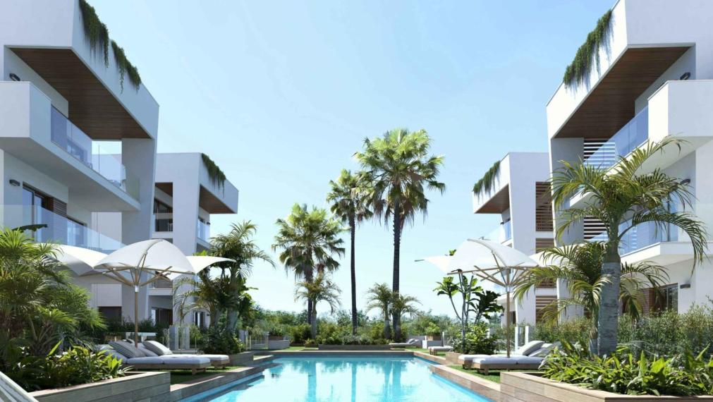 Moderní středomořské byty s bazénem a terasou – Los Alcázares