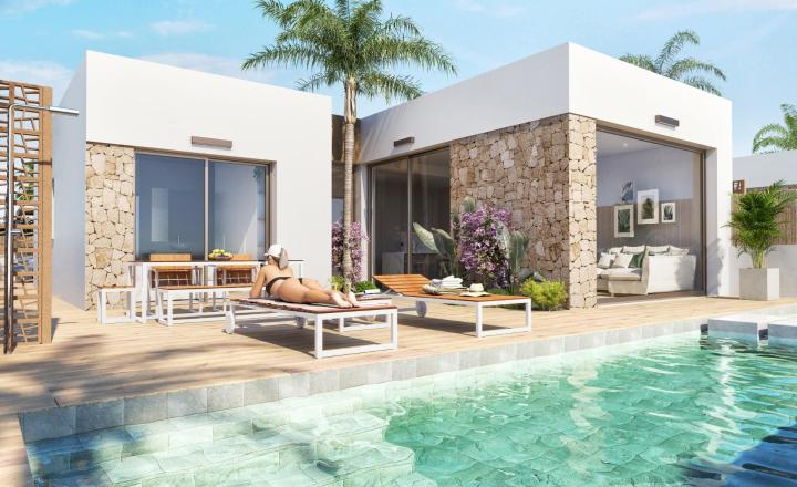 Prodej vily 102 m², pozemek 328 m² Los Alcázares, Murcia, Španělsko - fotografia 1