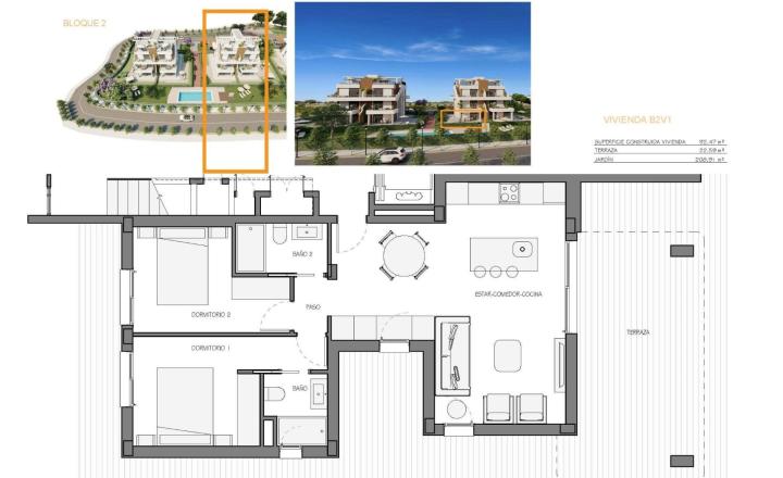 Prodej bytu 2+1 92 m² Fuente Álamo de Murcia, Španělsko - fotografia 10